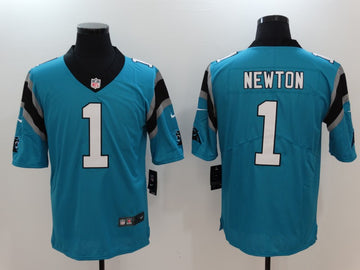 Carolina Panthers# 1 Cam Newton Blue Player Jersey