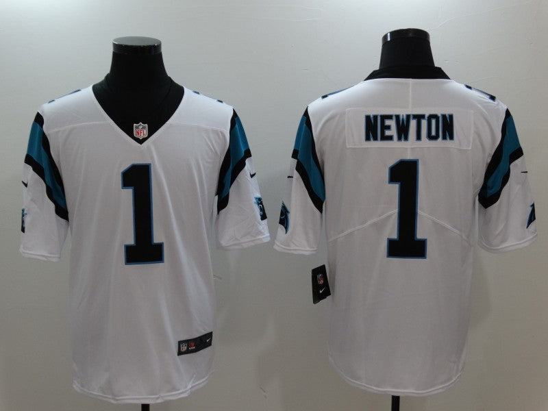 Carolina Panthers #1 Cam Newton White Player Jersey