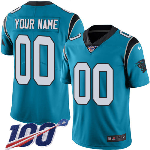 Carolina Panthers 100th Season Blue Jersey