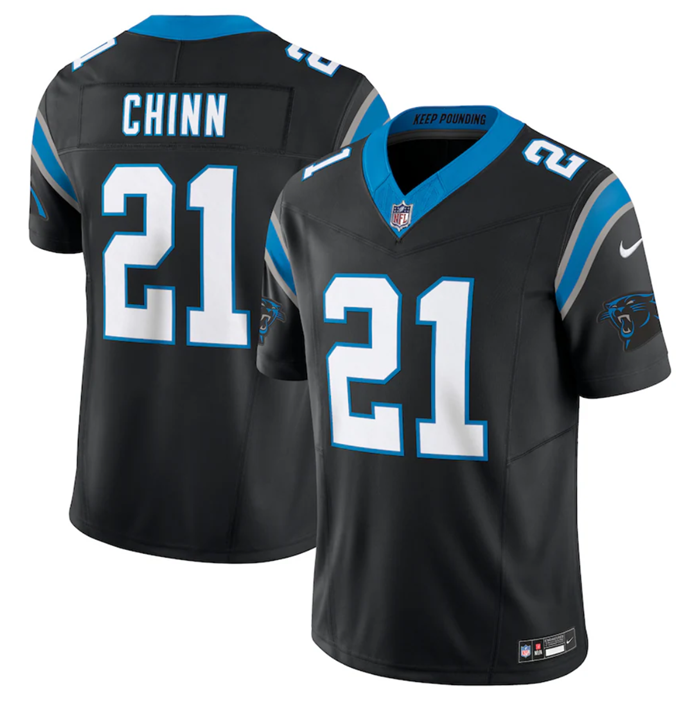 Jeremy Chinn Carolina Panthers black FUSE jersey