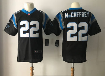 Carolina Panthers #22 Christian McCaffrey Black Elite Jersey