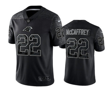Christian McCaffrey Carolina Panthers black jersey
