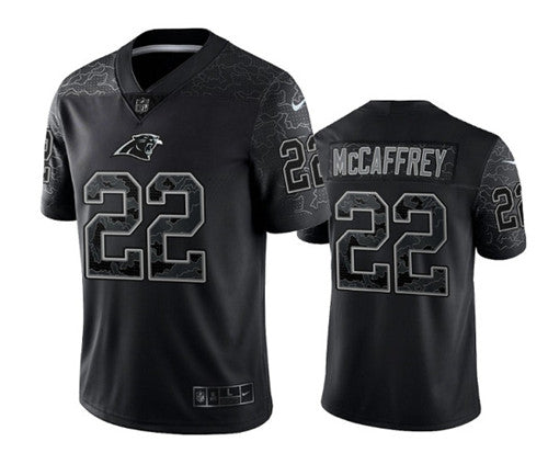 Christian McCaffrey Carolina Panthers black jersey