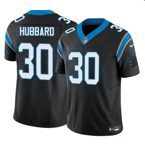 Chuba Hubbard Carolina Panthers black FUSE jersey