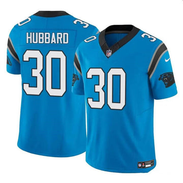 Chuba Hubbard Carolina Panthers blue FUSE jersey