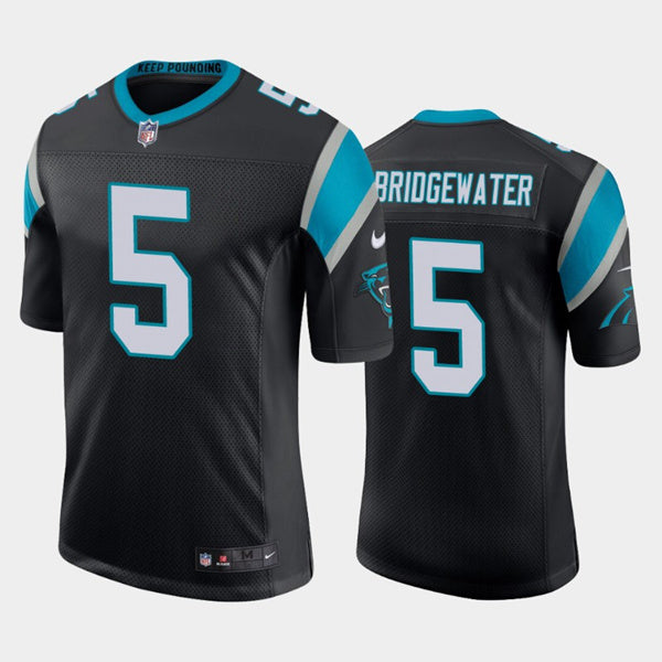 Carolina Panthers #5 Teddy Bridgewater Black Jersey