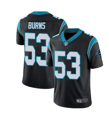 Carolina Panthers #53 Brian Burns Black Jersey