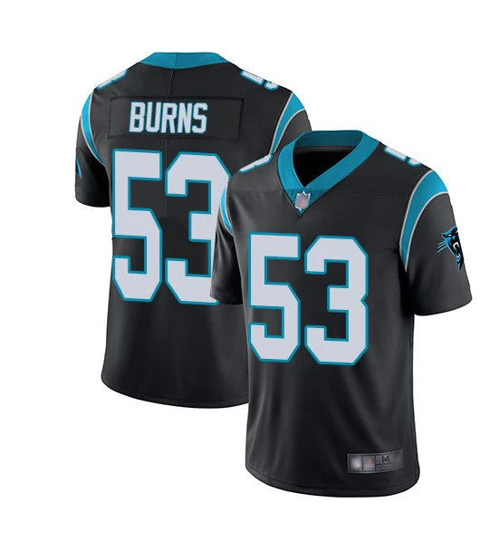Carolina Panthers #53 Brian Burns Black Jersey