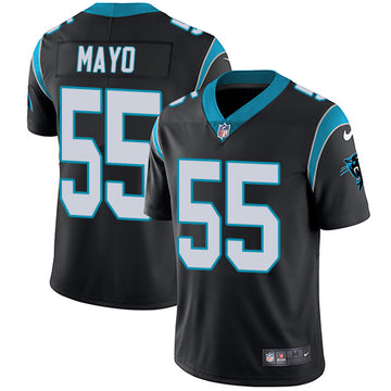Carolina Panthers #55 David Mayo Black Jersey