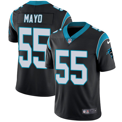 Carolina Panthers #55 David Mayo Black Jersey