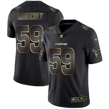 Carolina Panthers #59 Luke Kuechly 2019 Black Gold Edition Jersey