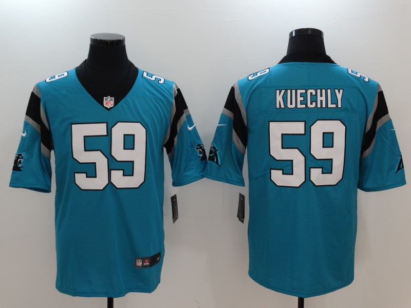 Carolina Panthers #59 Luke Kuechly Blue Player Jersey