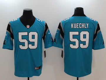 Carolina Panthers #59 Luke Kuechly Blue Player Jersey