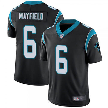Carolina Panthers #6 Baker Mayfield Black Jersey