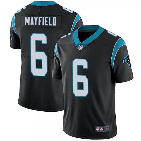 Carolina Panthers #6 Baker Mayfield Black Jersey