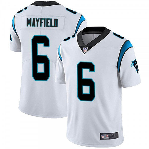 Carolina Panthers #6 Baker Mayfield White Jersey