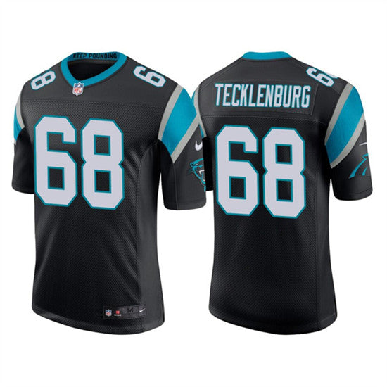 Carolina Panthers #68 Sam Tecklenburg 2022 Black Game Jersey