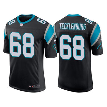 Carolina Panthers #68 Sam Tecklenburg 2022 Black Game Jersey