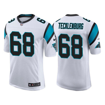 Carolina Panthers #68 Sam Tecklenburg 2022 White Game Jersey