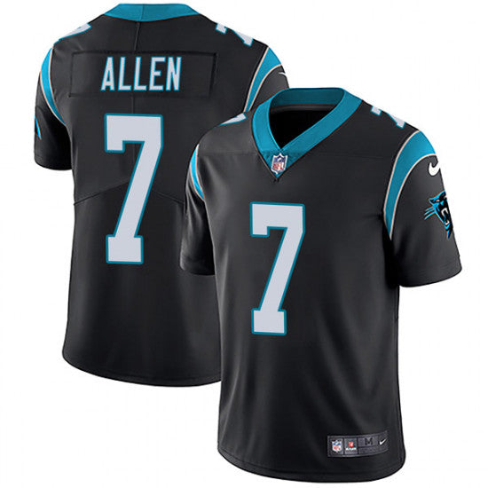 Carolina Panthers #7 Kyle Allen Black Jersey