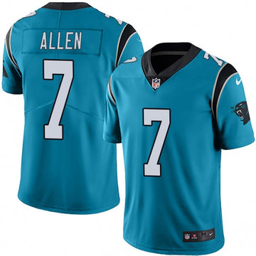 Carolina Panthers #7 Kyle Allen Blue Jersey