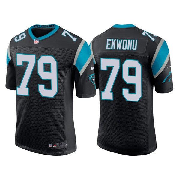 Carolina Panthers #79 Ikem Ekwonu 2022 Black Jersey