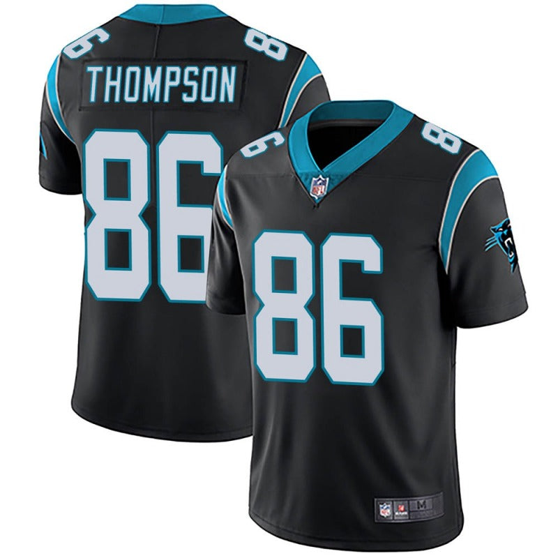 Carolina Panthers #86 Colin Thompson Black Jersey