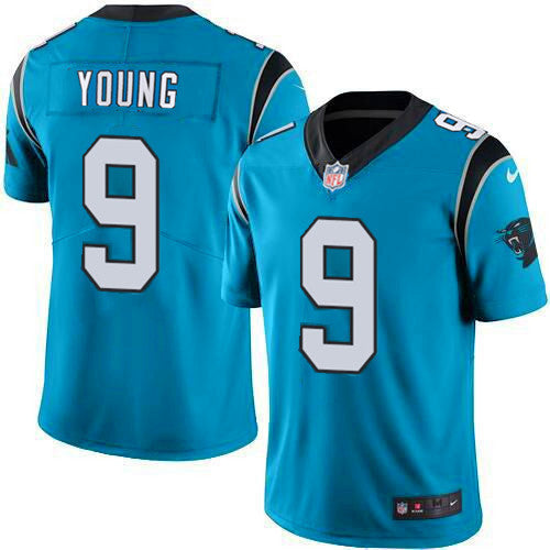 Bryce Young Carolina Panthers blue jersey