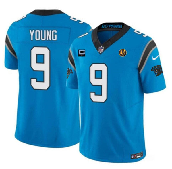 Bryce Young Carolina Panthers blue FUSE jersey