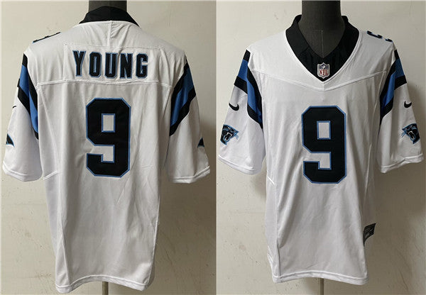 Bryce Young Carolina Panthers white FUSE jersey