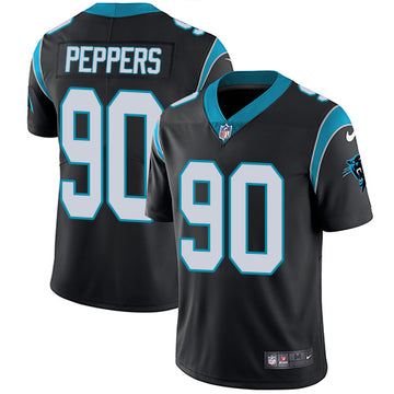 Carolina Panthers #90 Julius Peppers Black Jersey