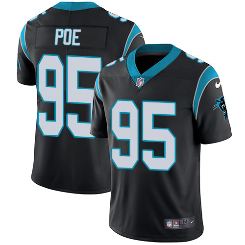 Carolina Panthers #95 Dontari Poe Black Jersey