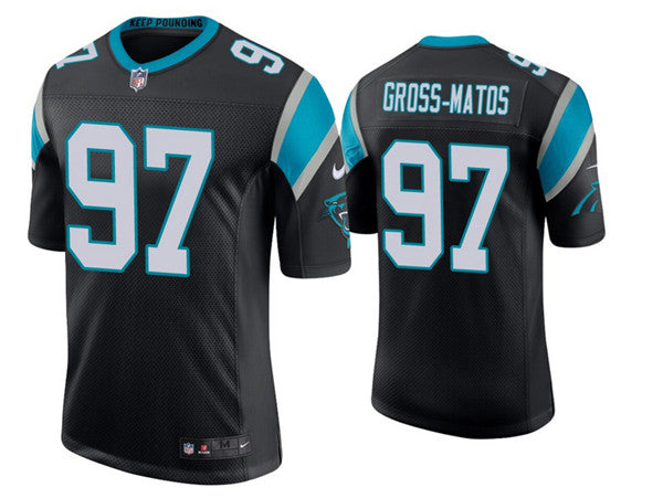 Carolina Panthers #97 Yetur Gross-Matos Black 2020 Jersey