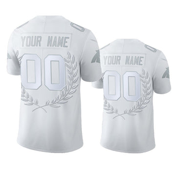 Carolina Panthers Customized White MVP Jersey