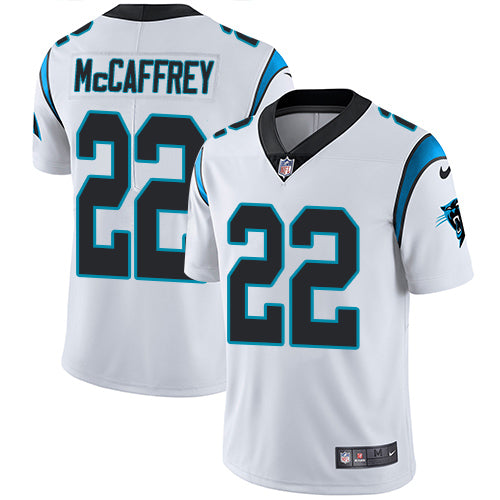 Carolina Panthers#22 Christian McCaffrey White Player Jersey