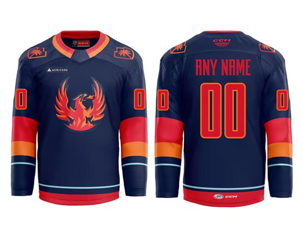 Custom navy jersey