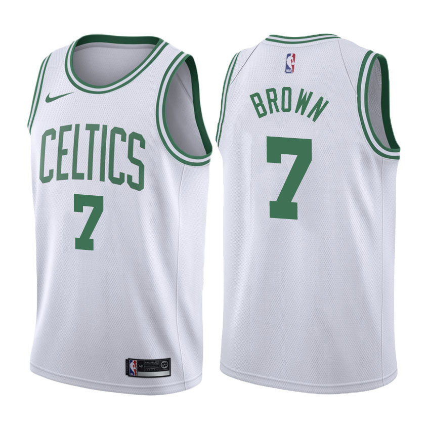 Jaylen Brown Boston Celtics white jersey