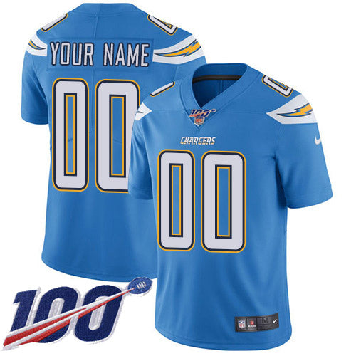 Chargers 100th Season Electric Blue Jersey