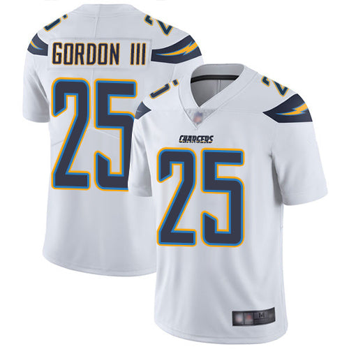 Chargers #25 Melvin Gordon White Jersey Jersey