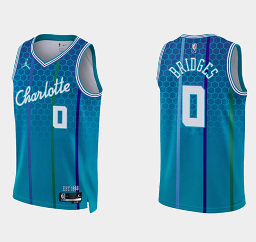 Charlotte Hornets blue jersey