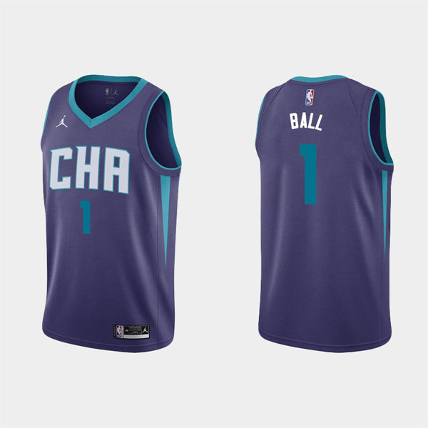 LaMelo Ball Charlotte Hornets purple jersey