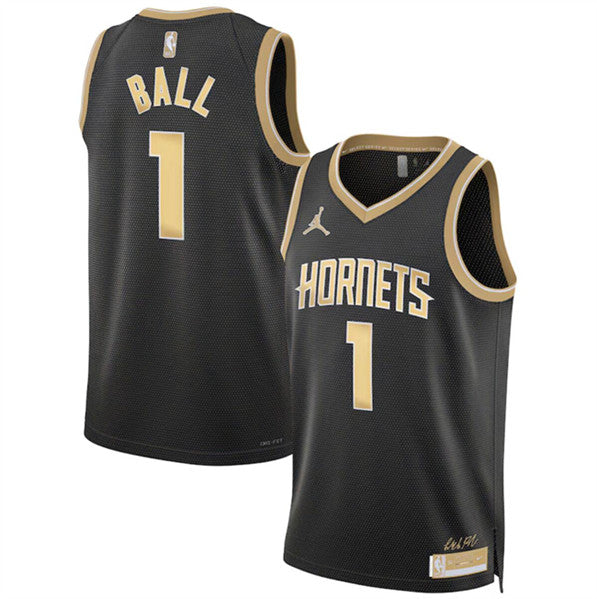 LaMelo Ball Charlotte Hornets black jersey