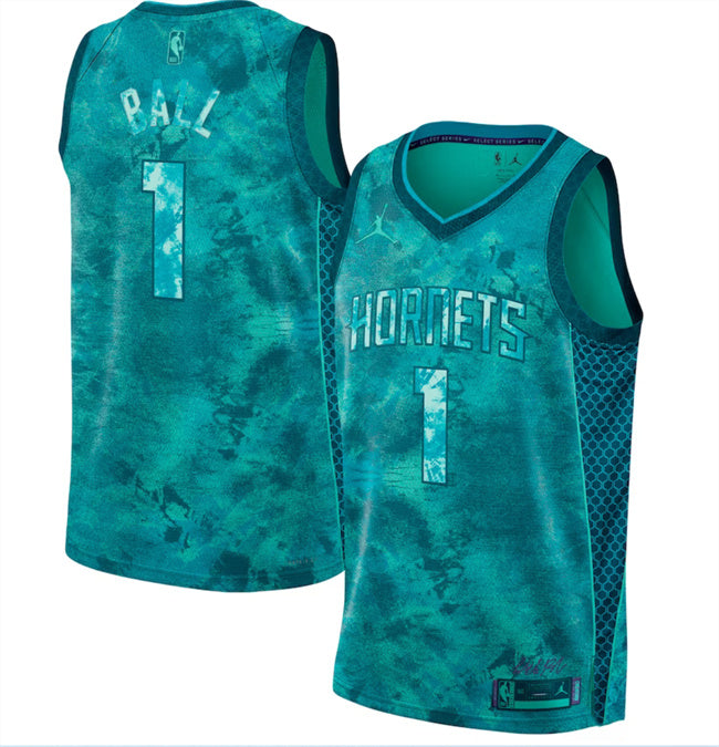 LaMelo Ball Charlotte Hornets teal jersey