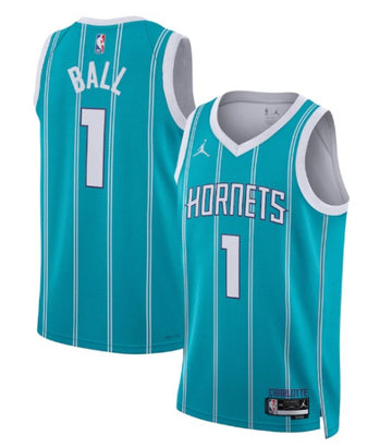 LaMelo Ball Charlotte Hornets teal jersey