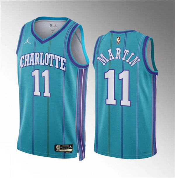 Cody Martin Charlotte Hornets teal Classic jersey