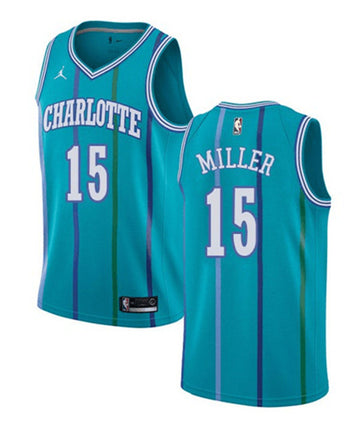 Percy Miller Charlotte Hornets aqua jersey