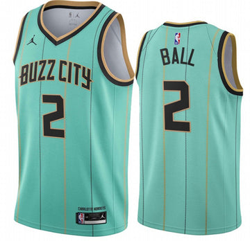 LaMelo Ball Charlotte Hornets teal jersey