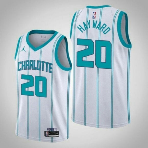 Gordan Hayward Charlotte Hornets white jersey