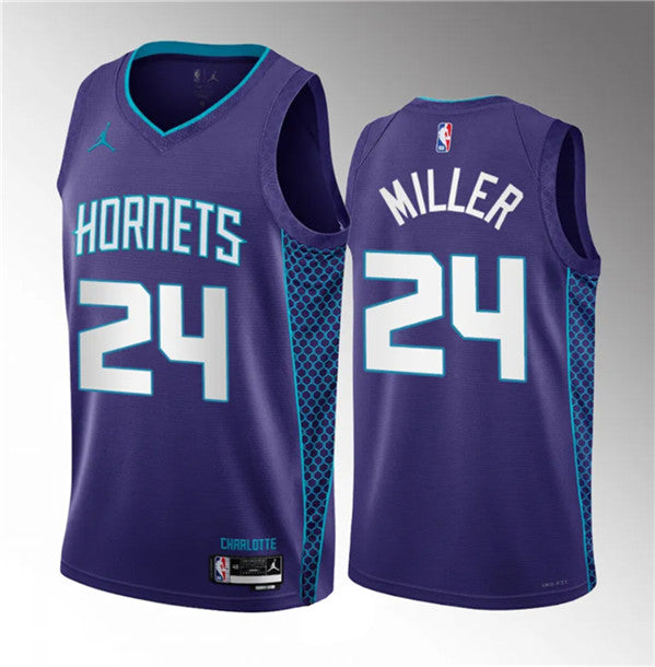 Brandon Miller Charlotte Hornets purple jersey
