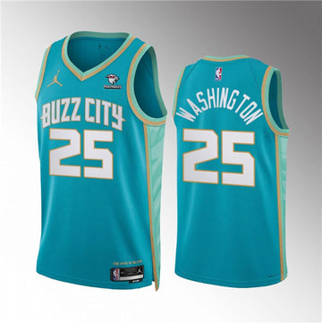 PJ Washington Charlotte Hornets teal City Edition jersey